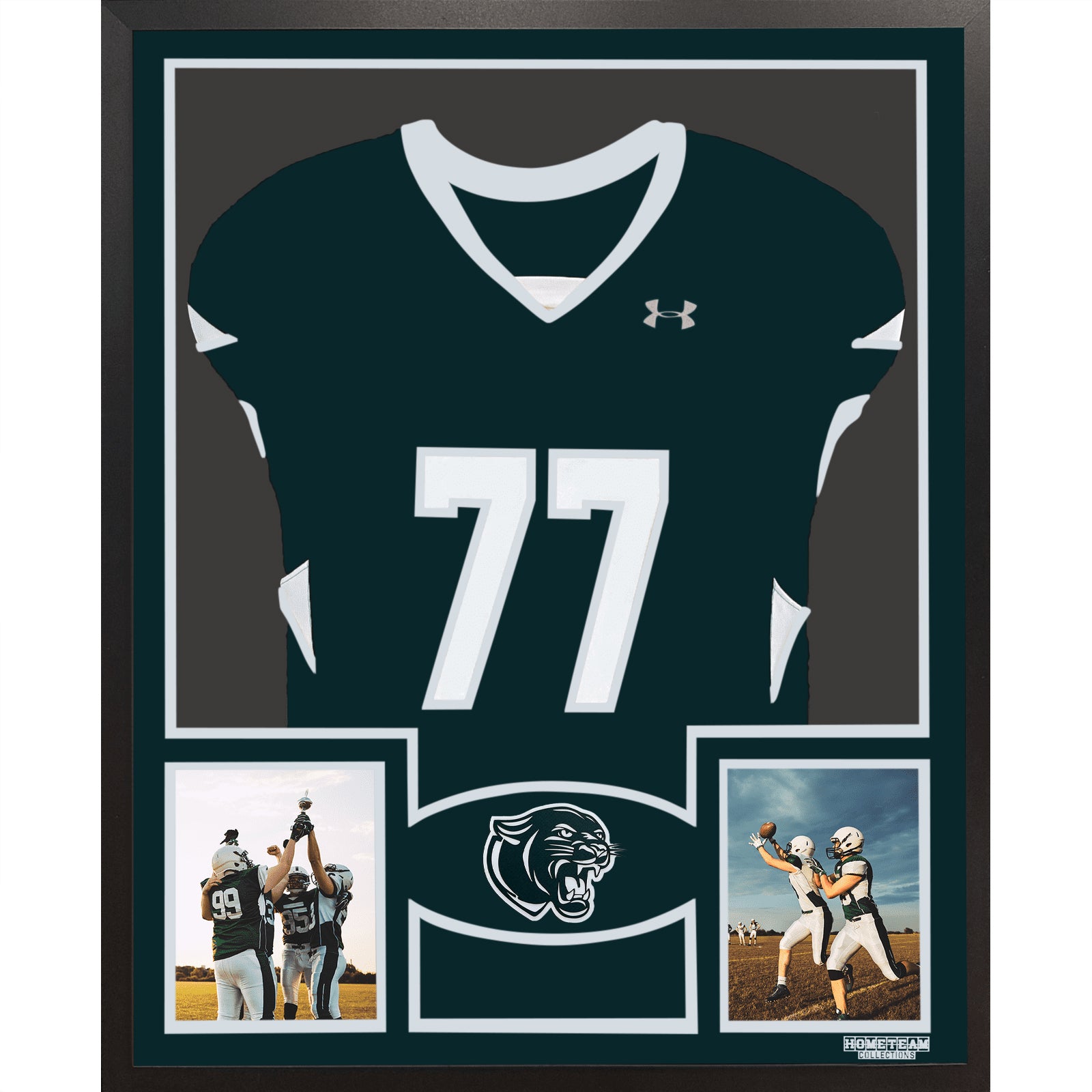 Riverside Panthers Premier Large Framed Jersey with Dual Photo Displays_ 1