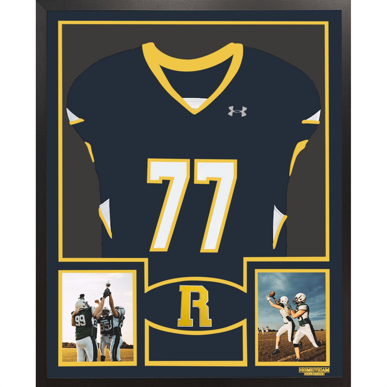 Riverview Raiders Premier Large Framed Jersey with Dual Photo Displays_ 1