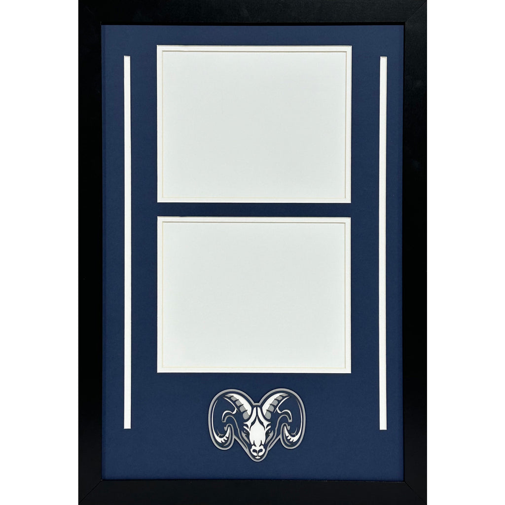 Rochester Area Rams Custom School Photo Frame 2 8x10s Landscape Style