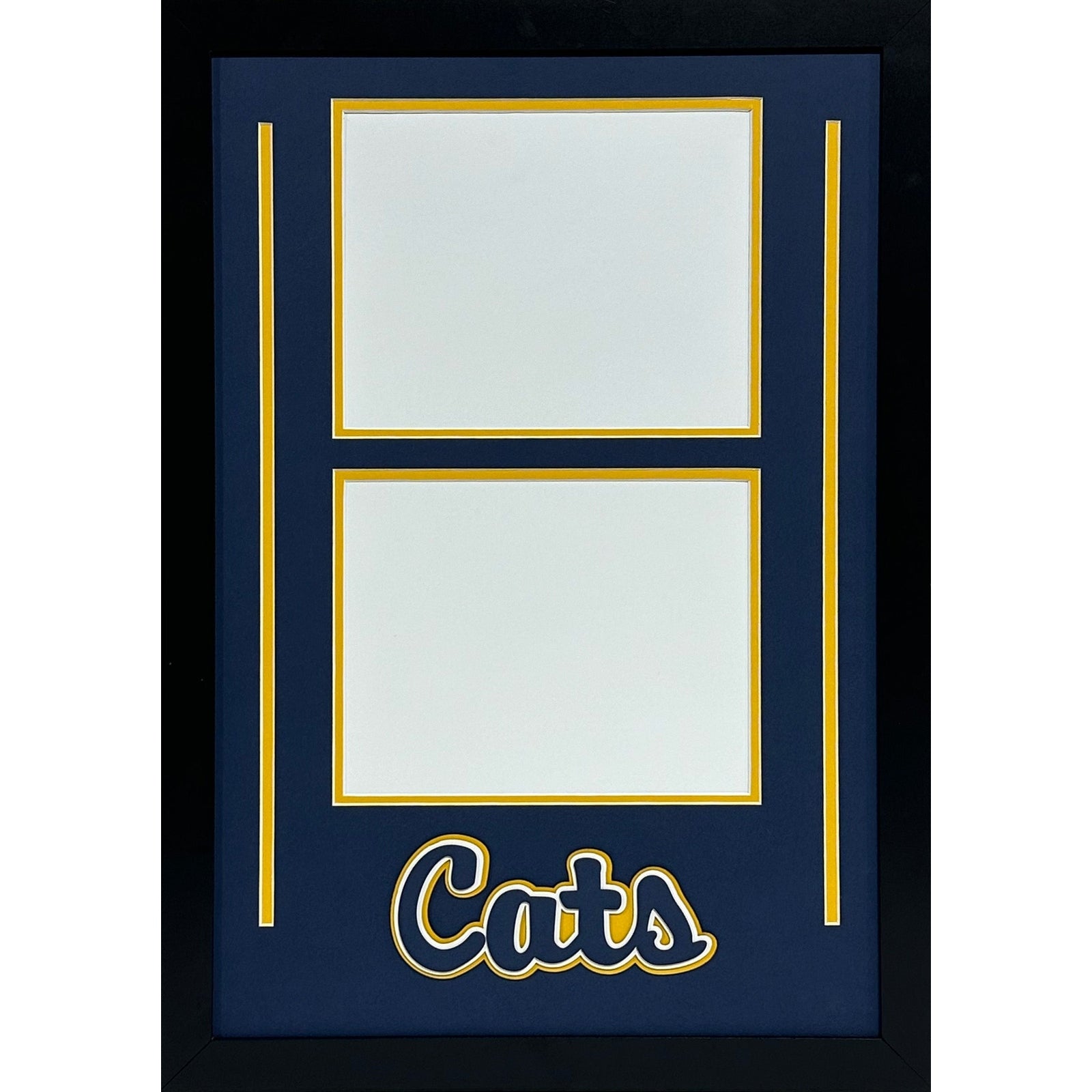 Shenango Cats Custom School Photo Frame 2 8x10s Landscape Style_ 1