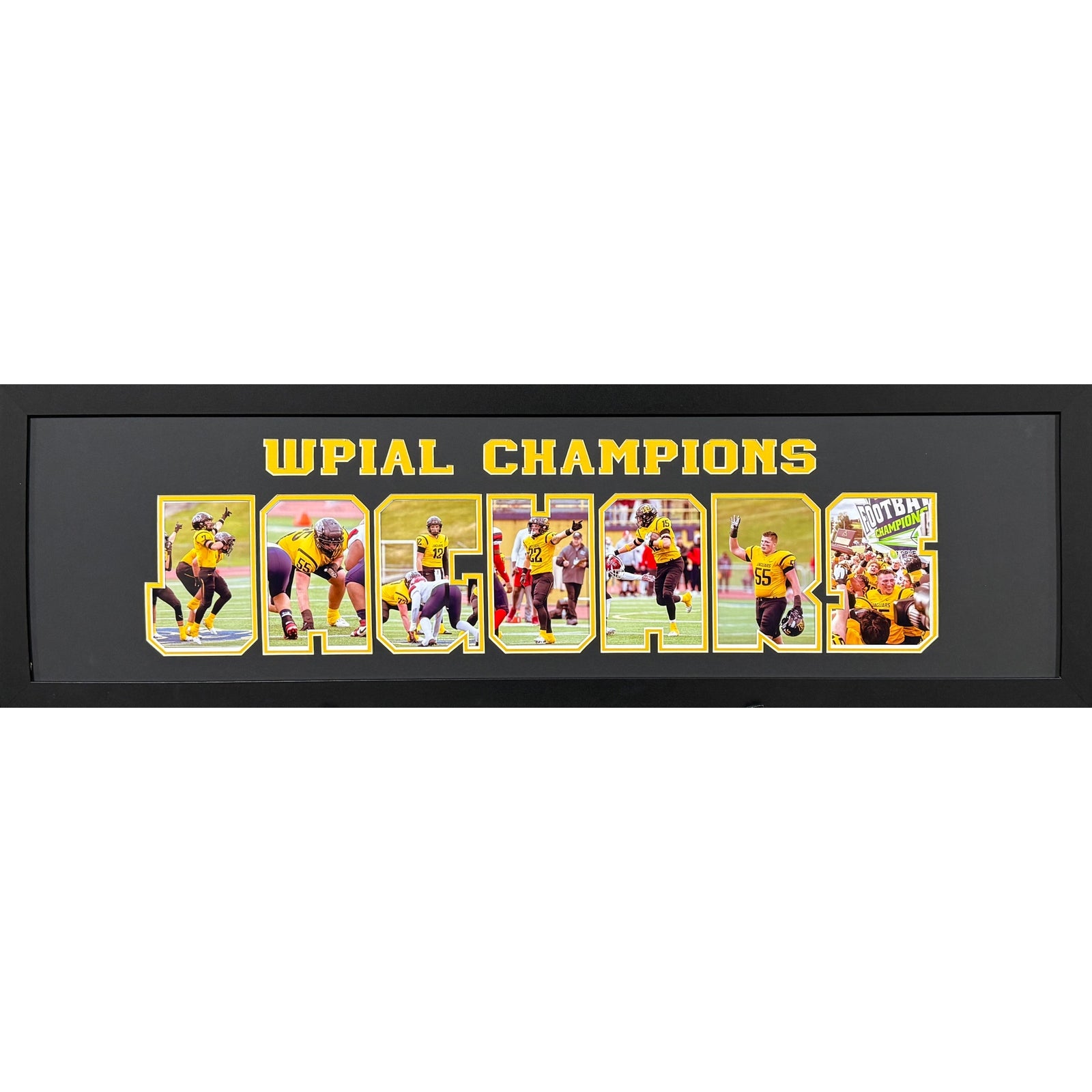 Thomas Jefferson Jaguars Custom School Nameplate 7 Photo Frame WPIAL_ 1