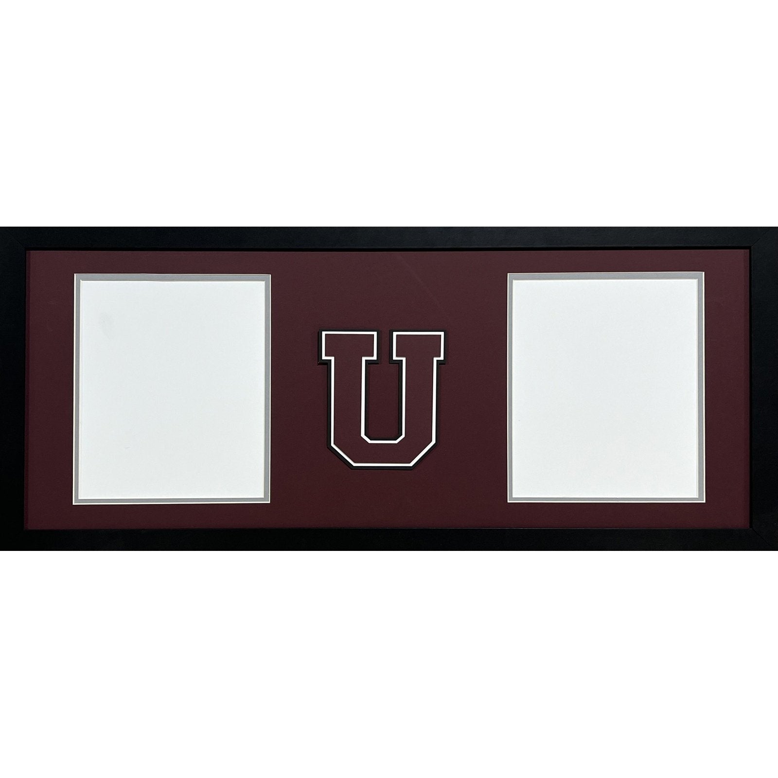 Uniontown Area Red Raiders Custom School 2 Photo Frame 2 Vertical 8x10s Portrait Style_ 1