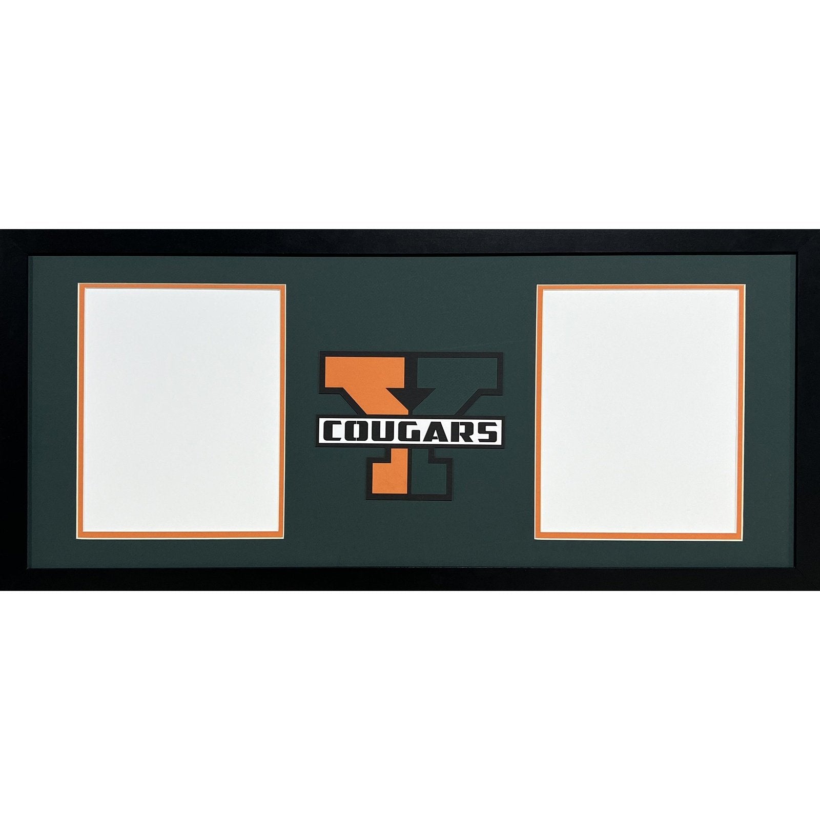 Yough Cougars Custom School 2 Photo Frame 2 Vertical 8x10s Portrait Style_ 1